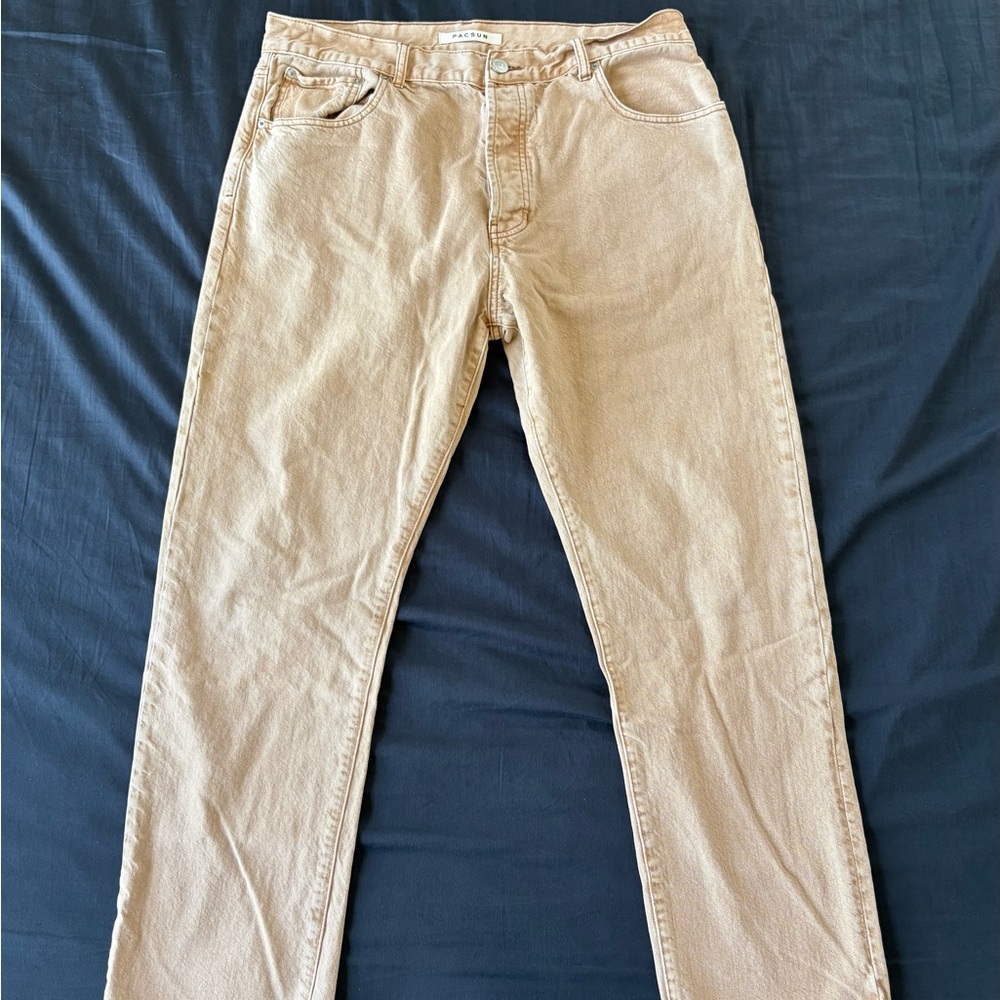 PacSun Tan Chinos Comfortable Stylish Versatile